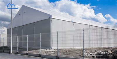 Aluminijasti skladiščni šotori